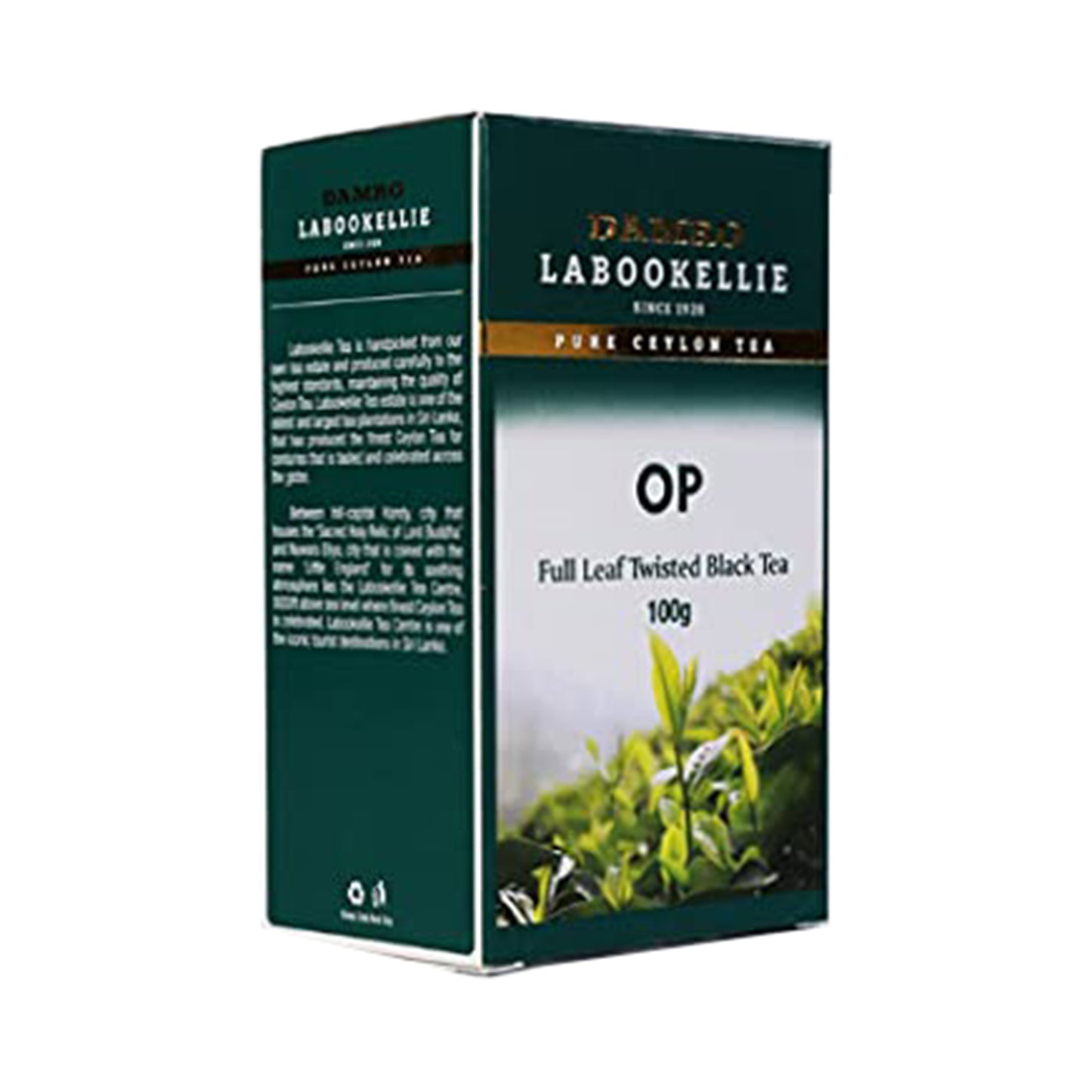 DG Labookellie OP Pełnolistna skręcona czarna herbata (100g)