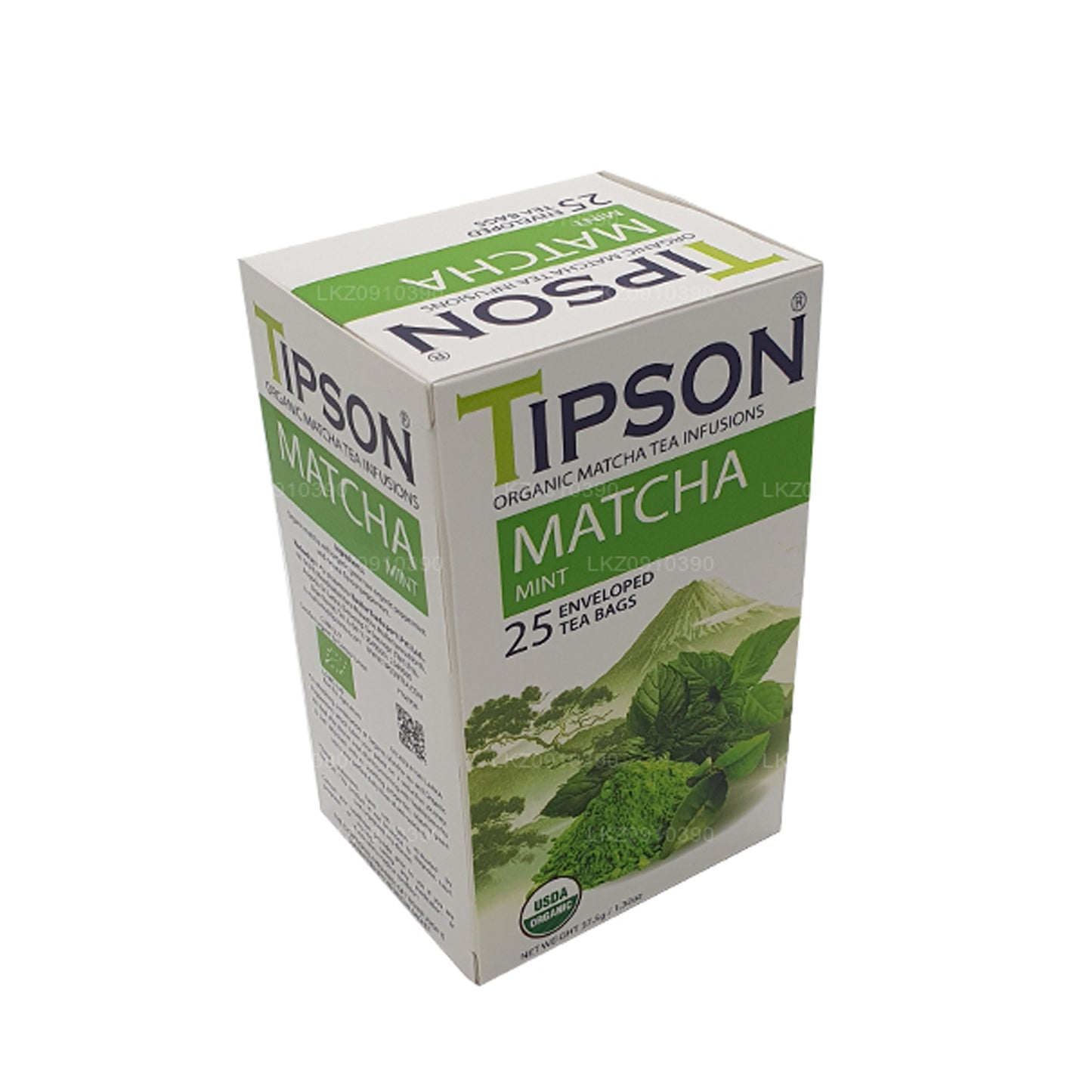 Herbata Tipson Organiczna Matcha i Mięta (37.5g)