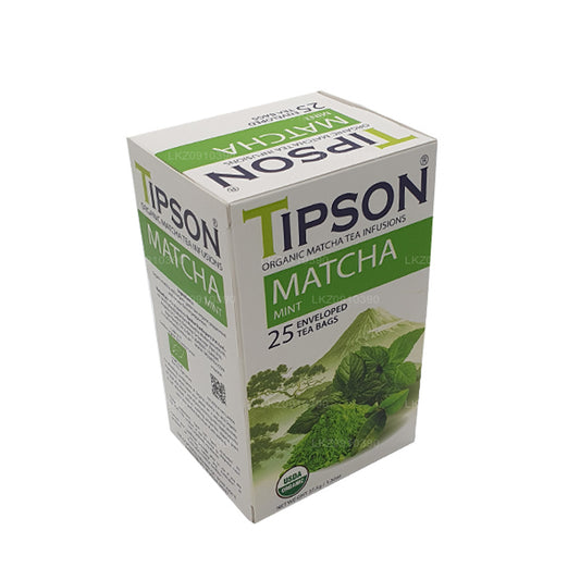 Herbata Tipson Organiczna Matcha i Mięta (37.5g)