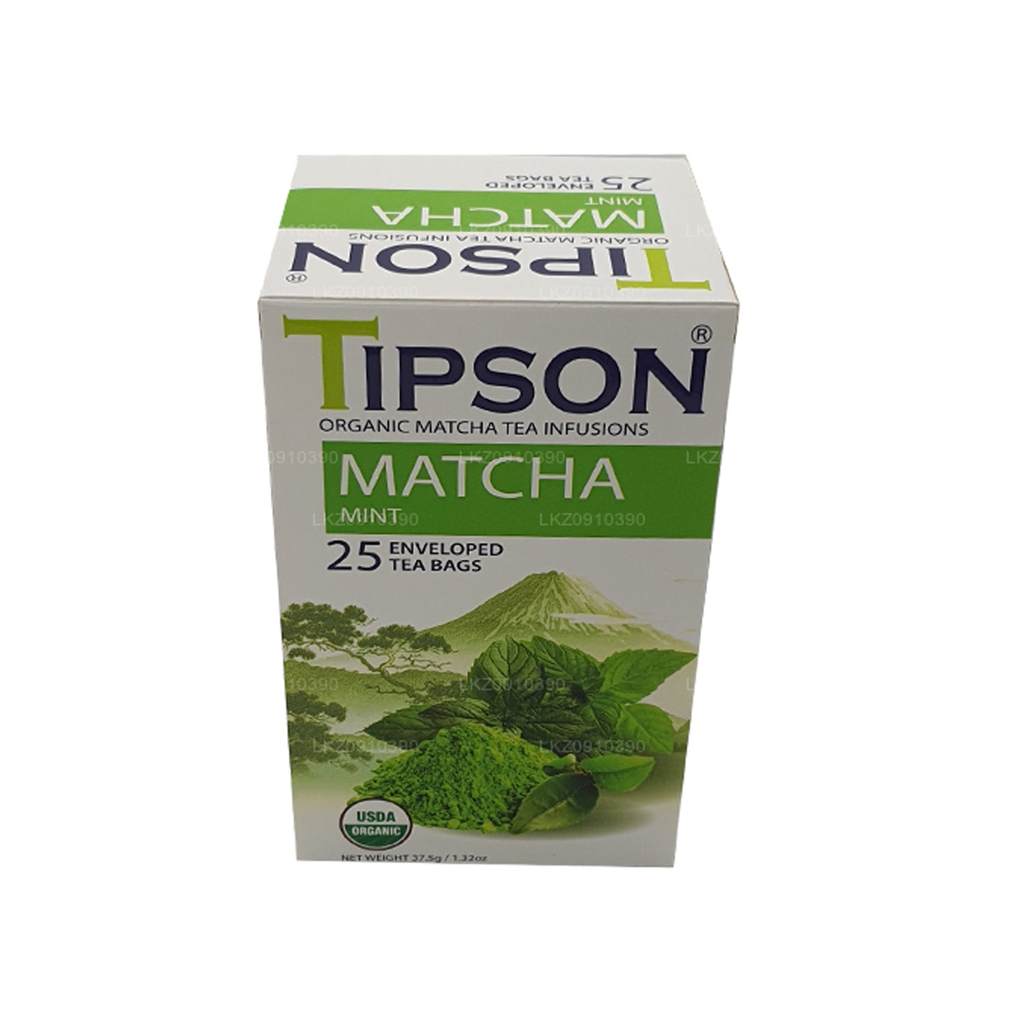 Herbata Tipson Organiczna Matcha i Mięta (37.5g)