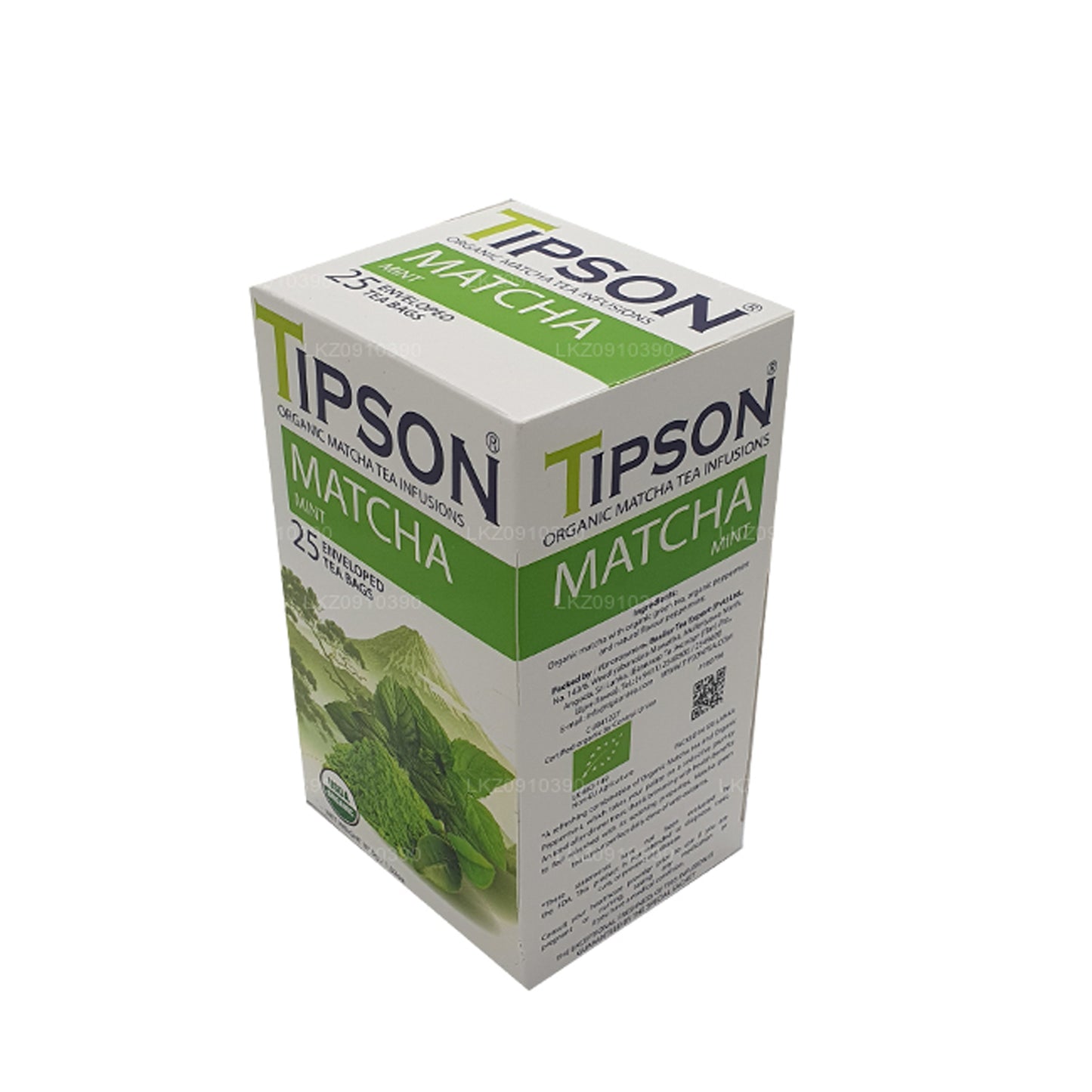 Herbata Tipson Organiczna Matcha i Mięta (37.5g)