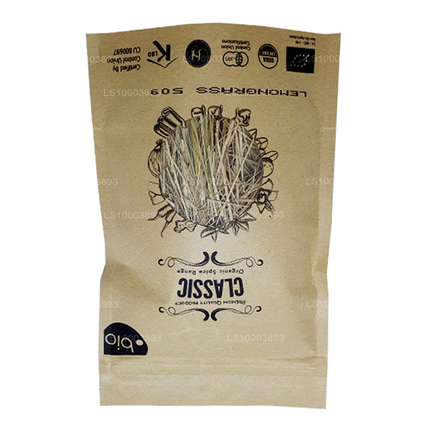 Lakpura organiczna trawa cytrynowa suszona