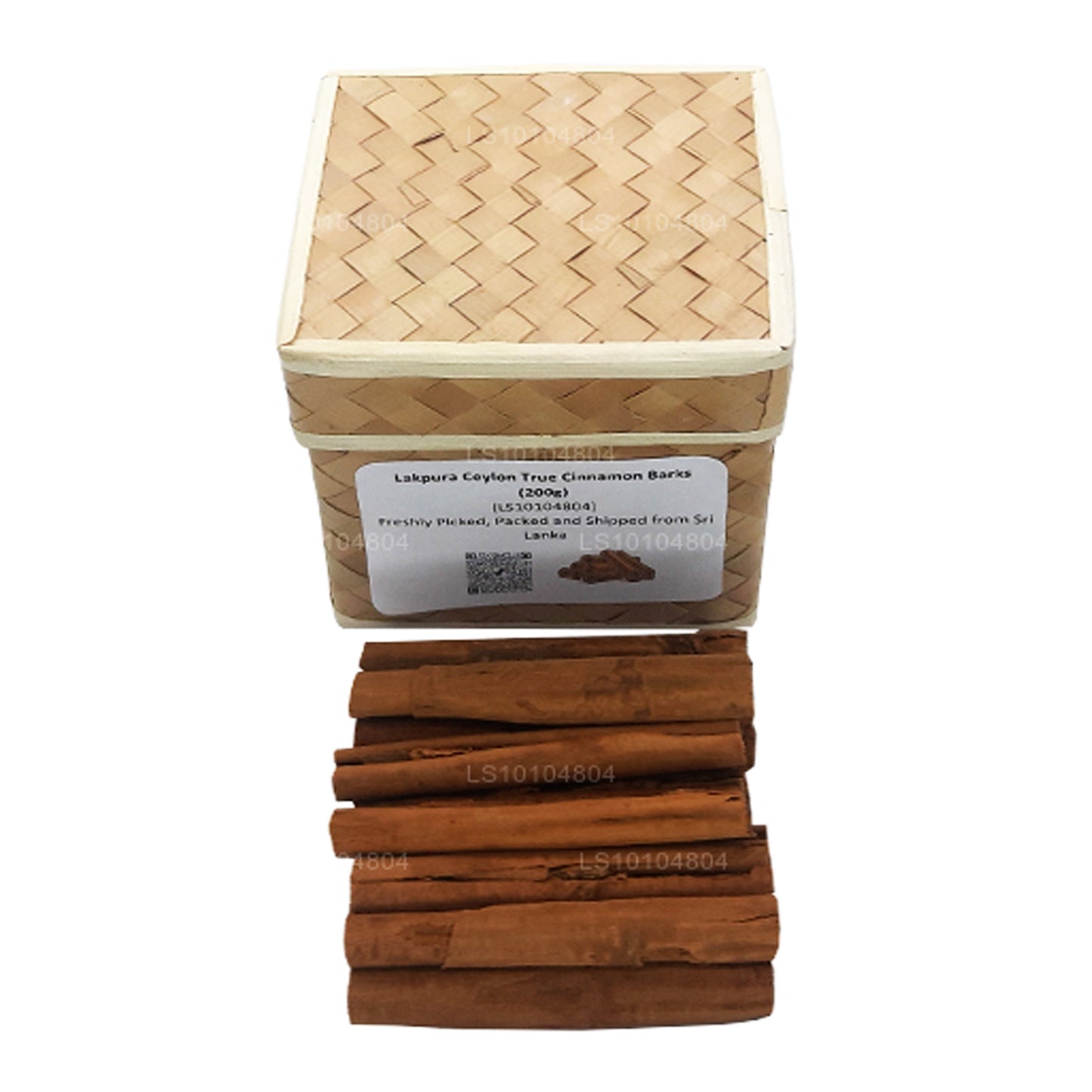 Lakpura Organic Ceylon True Cinnamon Barks (200g) Pudełko
