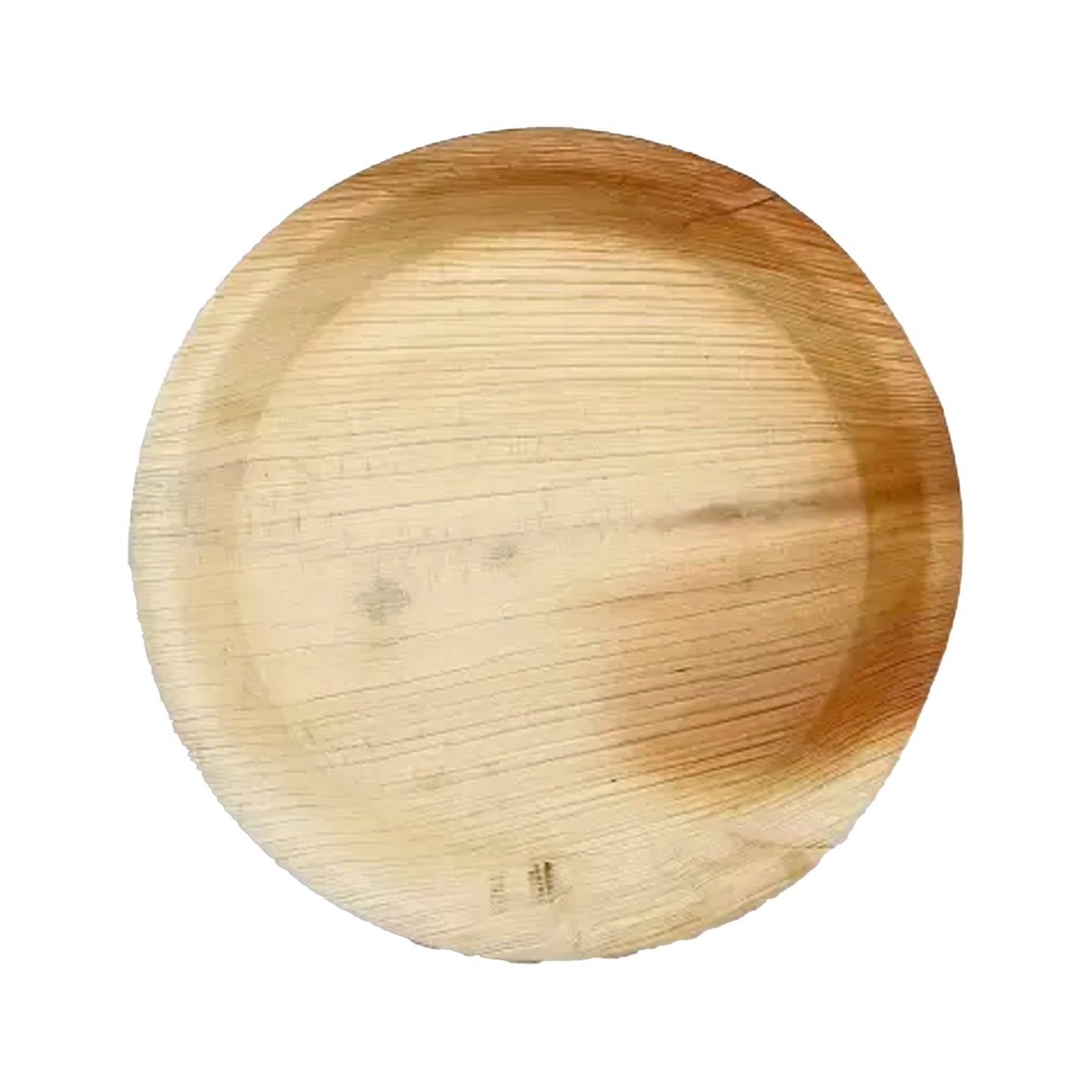Ręcznie robione okrągłe talerze z liści Areca