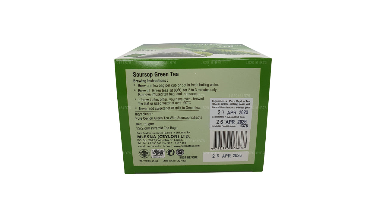 Mlesna Soursop Zielona Herbata (30g) 15 torebek