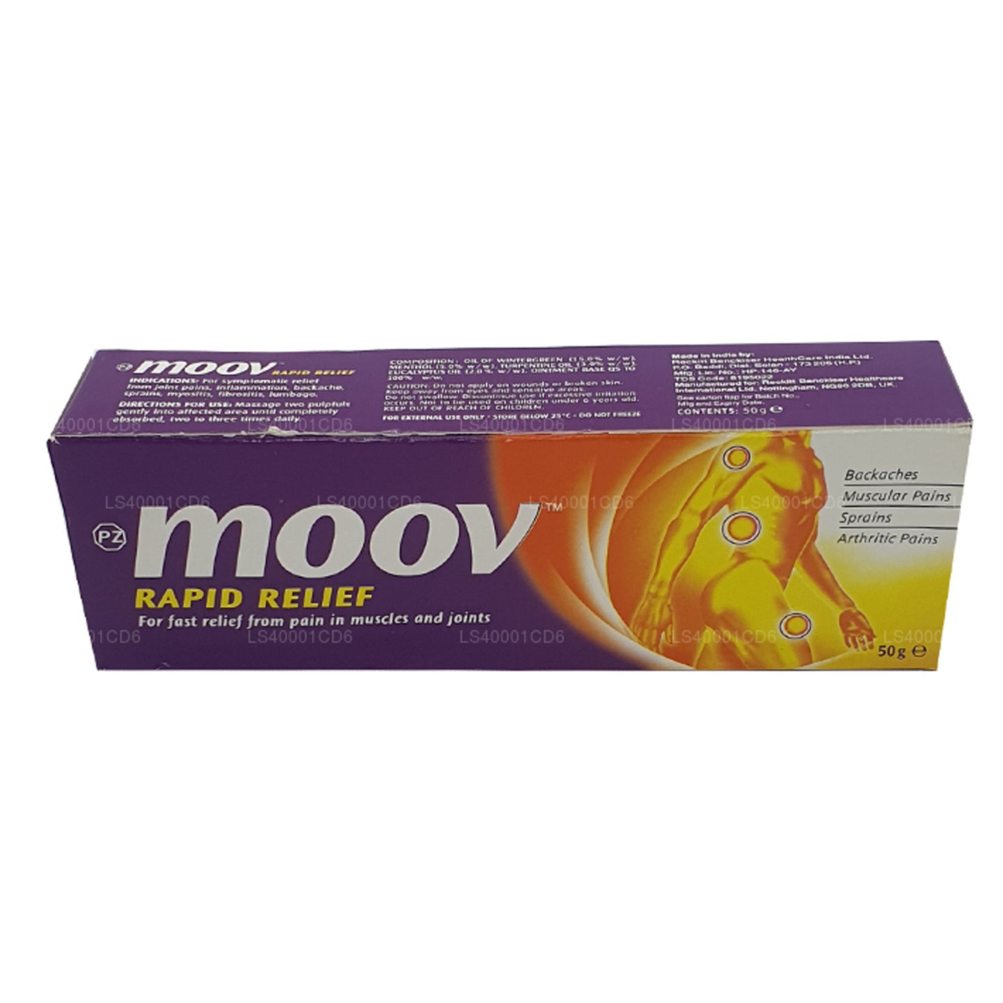 Szybka ulga Moov (50g)