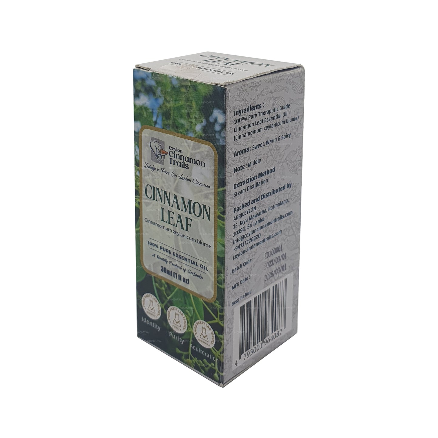 Ceylon Cinnamon Trails Olejek z liści cynamonu (10ml)