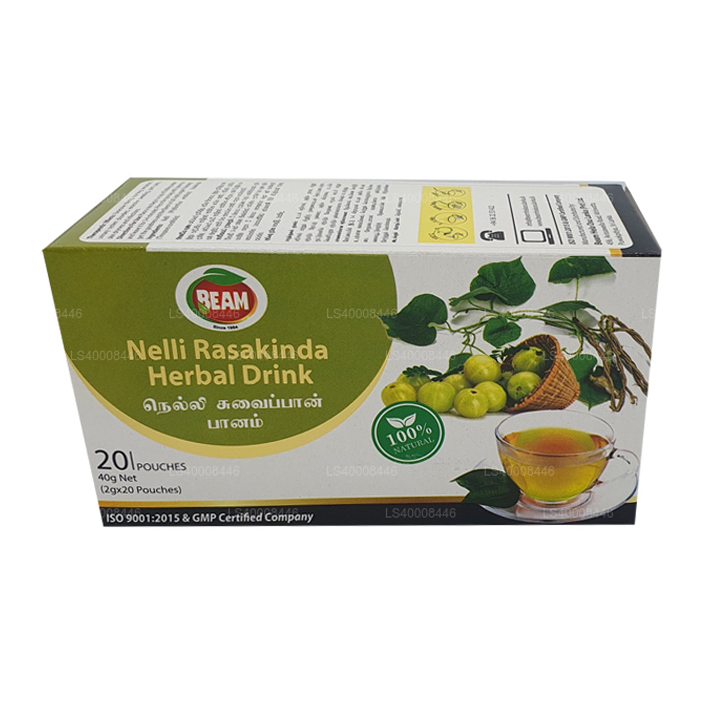 Beam Nelli Rasakinda Napój ziołowy (40g) 20 torebek herbaty