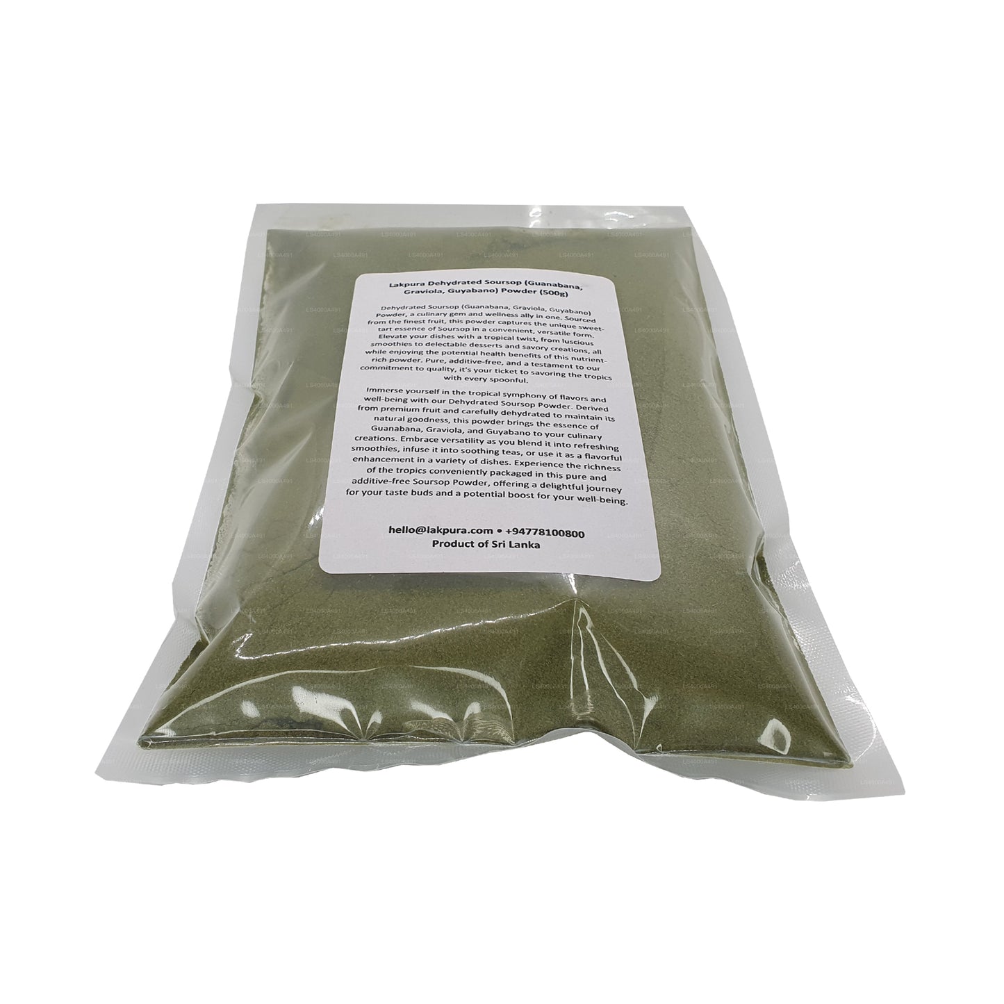 Lakpura Organiczny Soursop Graviola w proszku (100g)