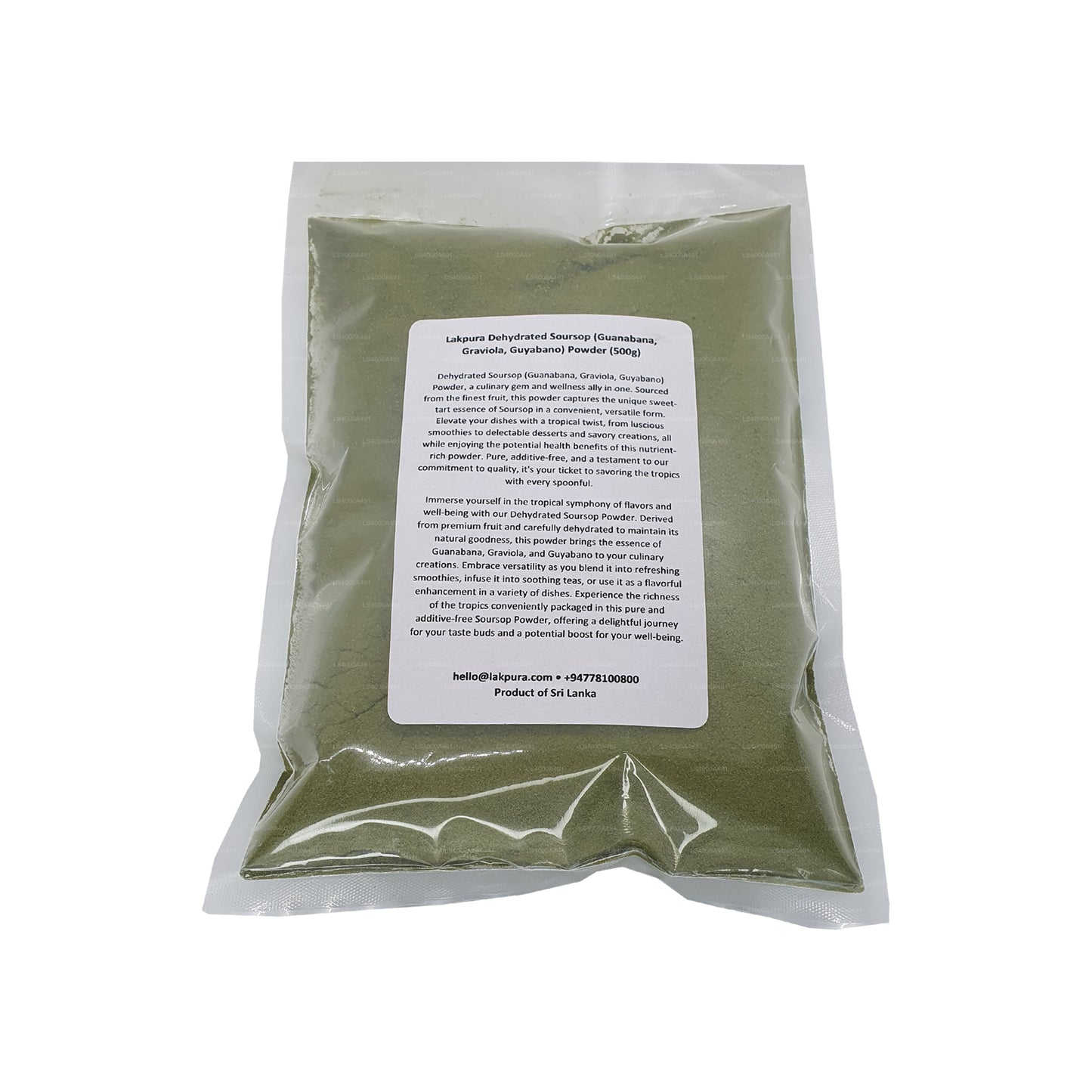 Lakpura Organiczny Soursop Graviola w proszku (100g)