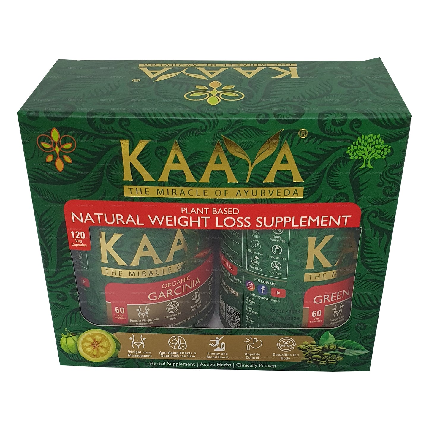 Kaaya weight loss pack (120 capsules)