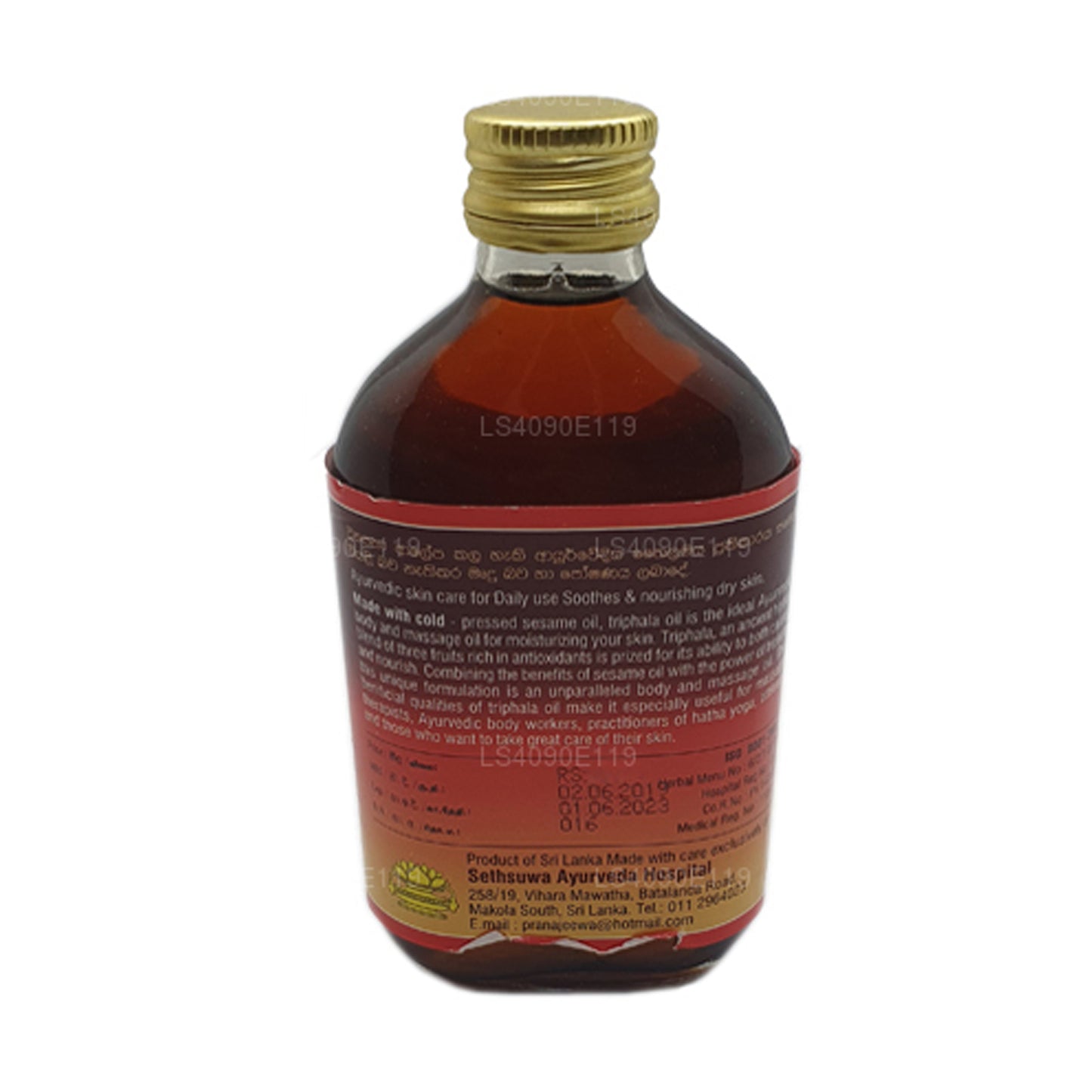 Sethsuwa Ziołowy olejek do masażu (60ml)
