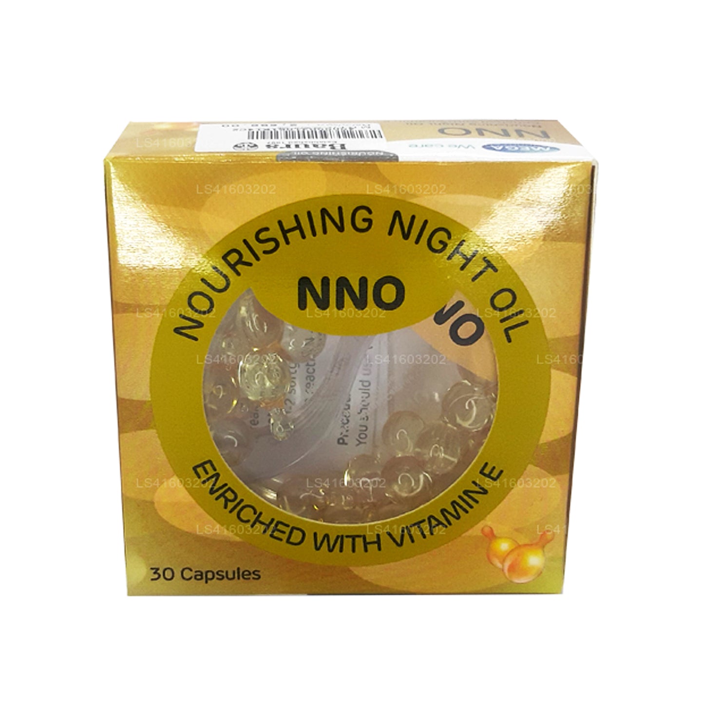 NNO Odżywczy olejek na noc z witaminą E i olejem jojoba (30 kapsułek)