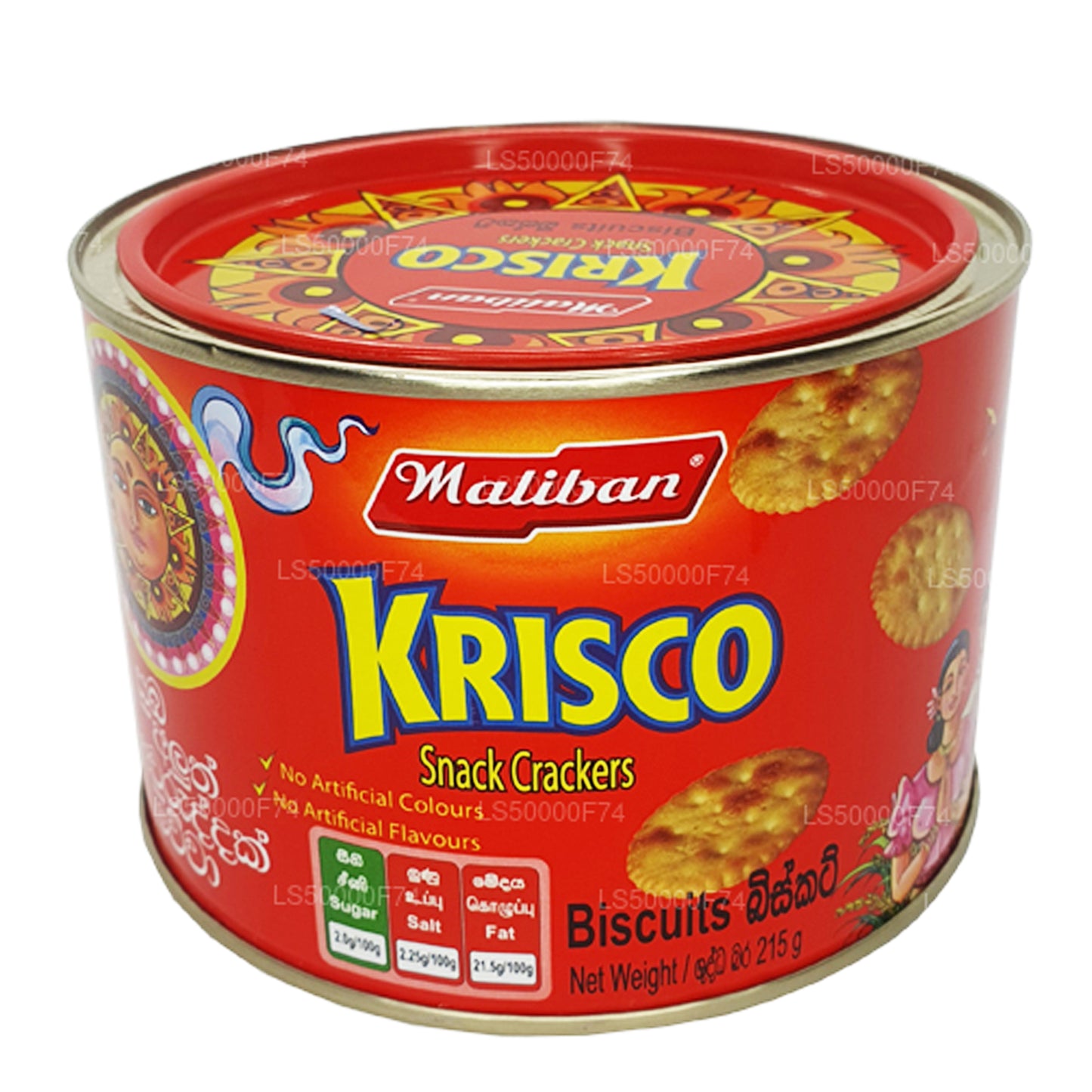 Maliban Krisco Snack Krakersy Herbatniki (215g)