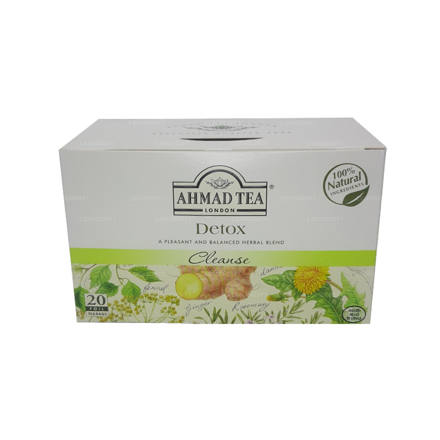Ahmad Tea Detox Cleanse (20 torebek herbaty)