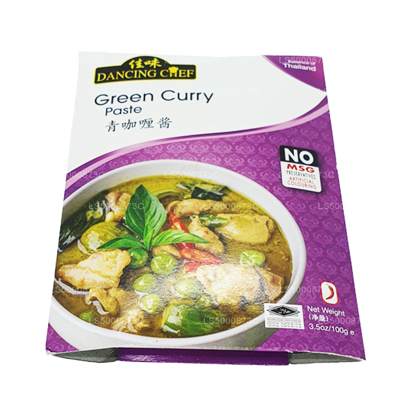 Dancing Chef Zielona pasta curry (100g)