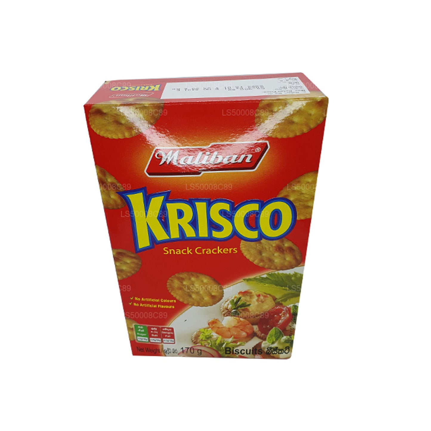 Maliban Krisco Snack Crackers Herbatniki (170g)