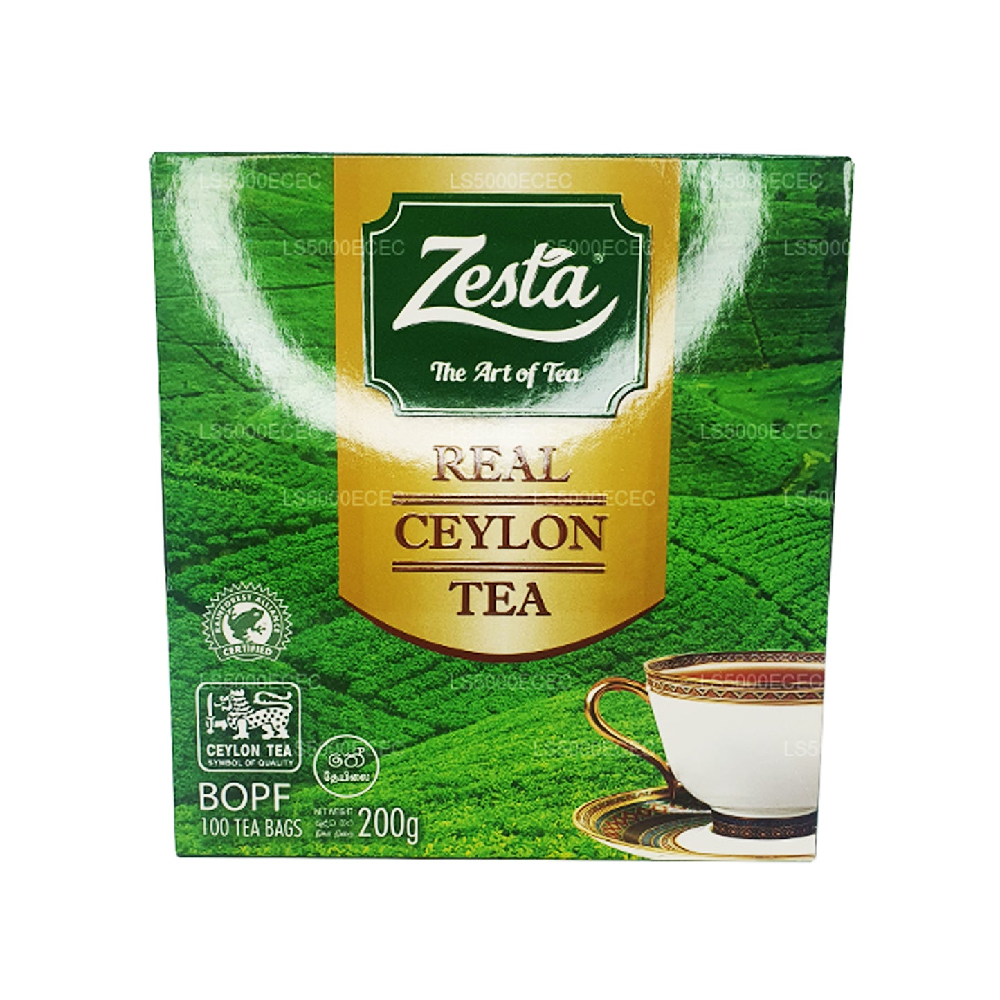 Zesta Real Ceylon Tea (200g) 100 torebek herbaty