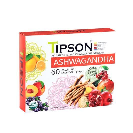 Tipson Herbata Ekologiczna Ashwagandha Różne (72g)
