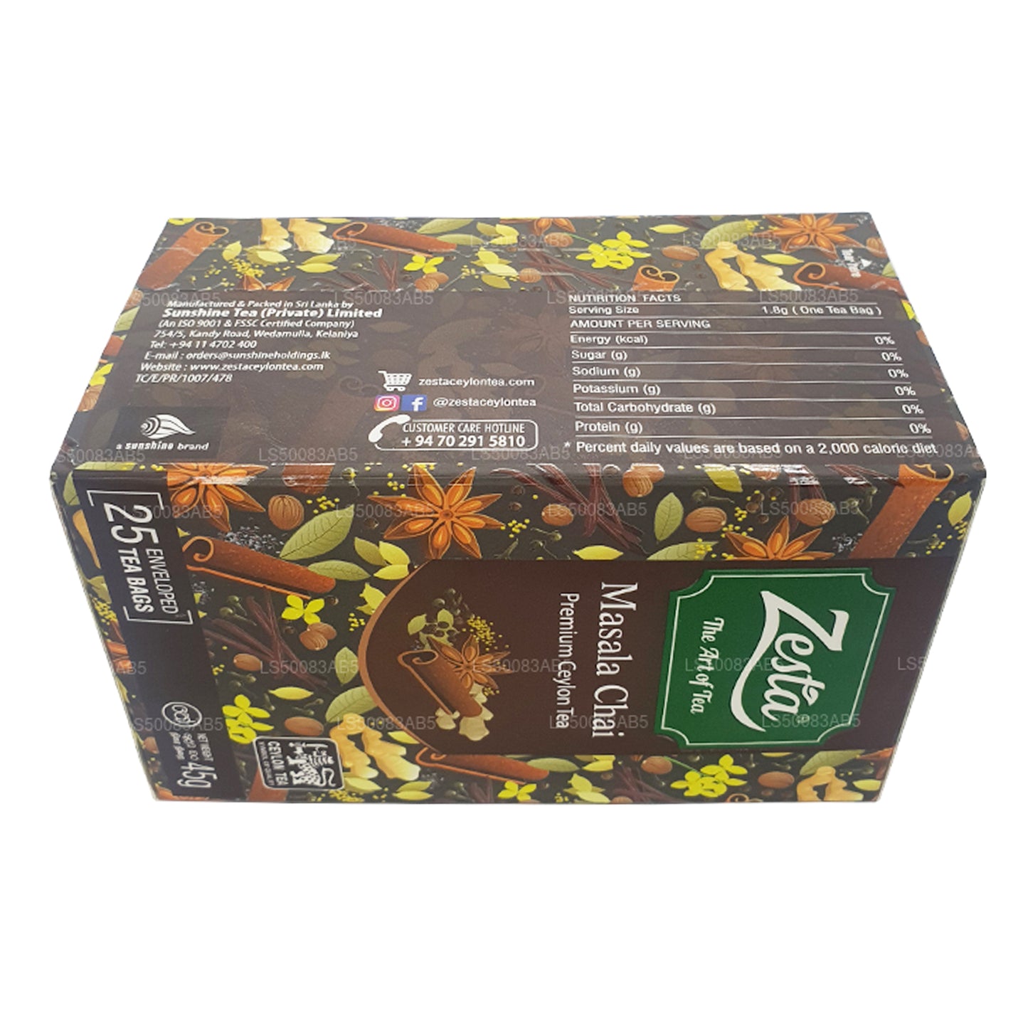 Zesta Masala Chai (45g) 25 torebek