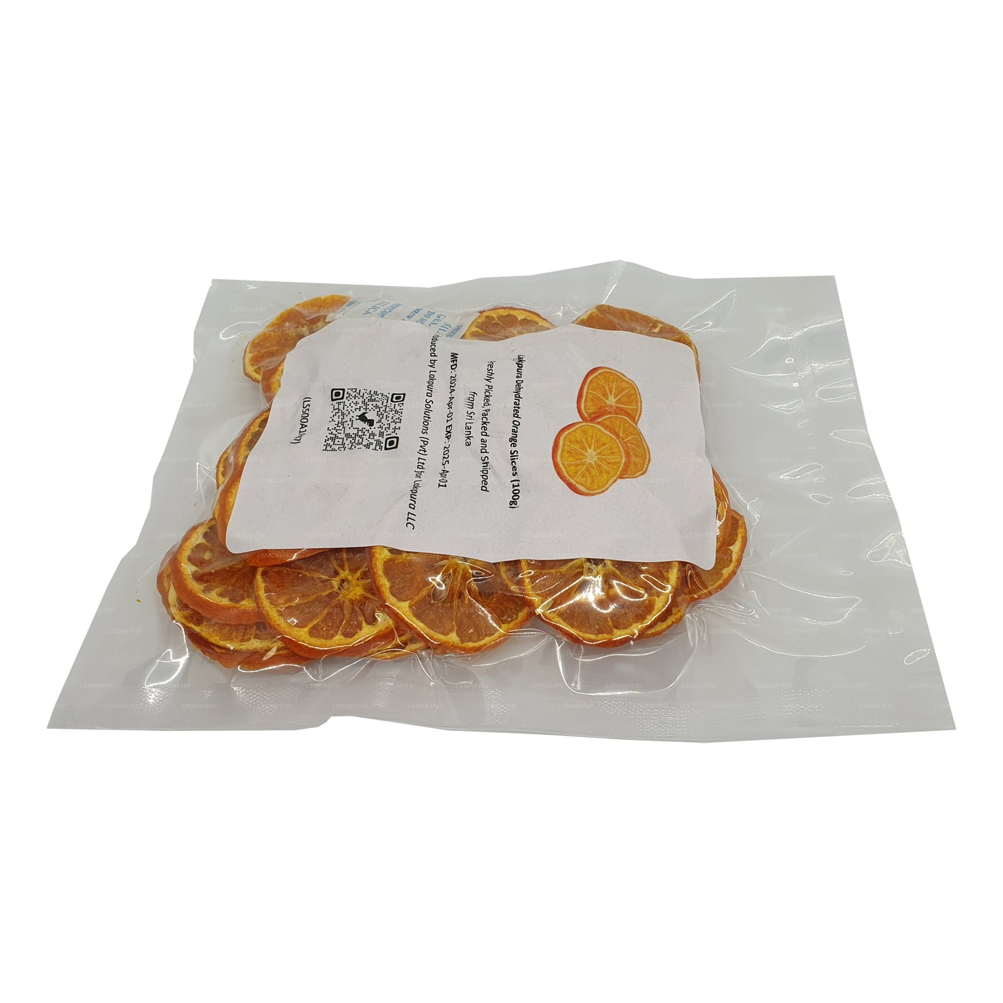 Lakpura Odwodniona Pomarańcza Slieces (100g)