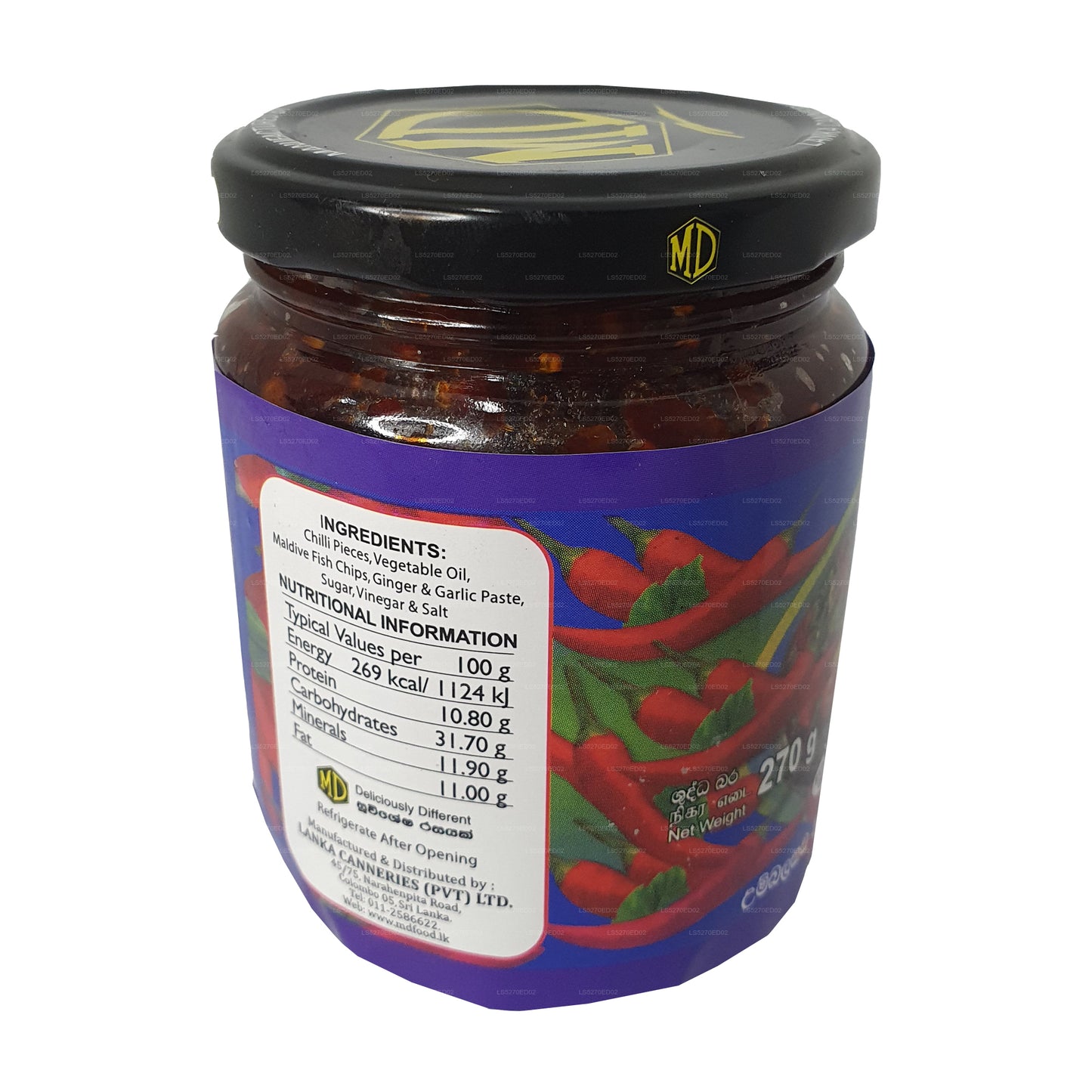 MD Pasta Chińska Chilli z Malediwem (270g)