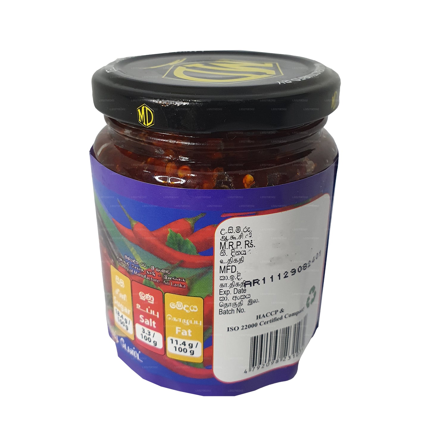 MD Pasta Chińska Chilli z Malediwem (270g)