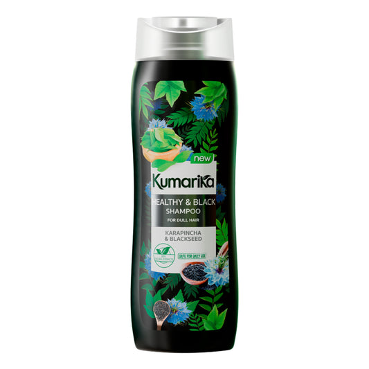 Zdrowy i czarny szampon Kumarika