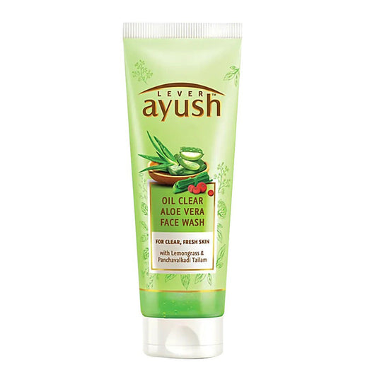 Ayush Natural Ayurvedic Oil Clear Aloe Vera do mycia twarzy (80g)