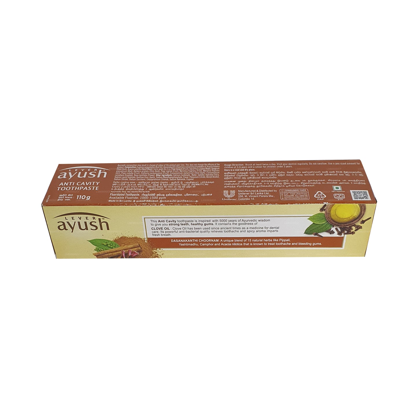 Pasta do zębów Ayush Anti Cavity Clove Oil