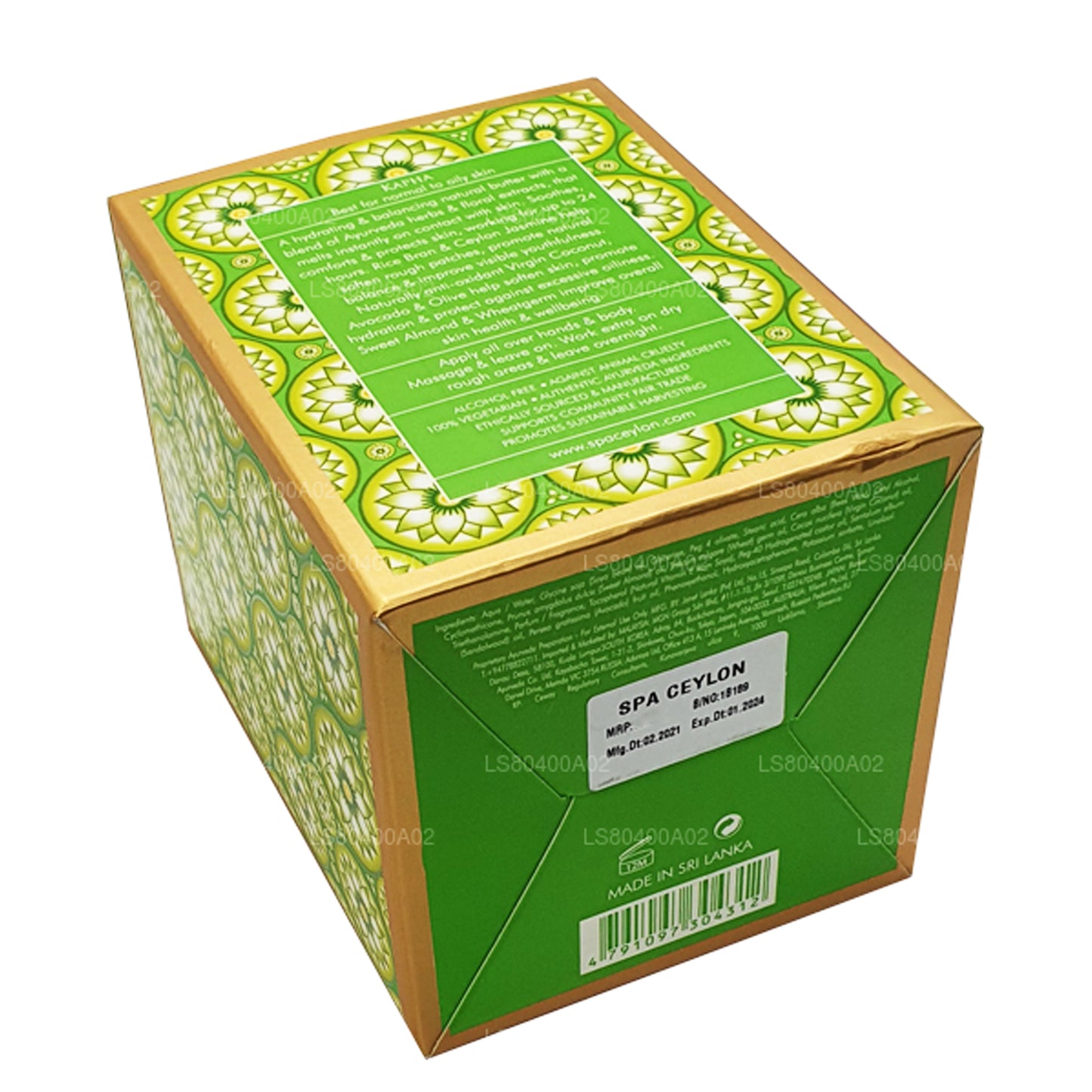 Spa Ceylon Jasmine Nawilżające Masło do Ciała Blam (200g)