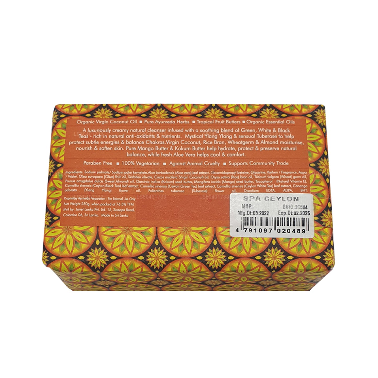 Spa Ceylon Ceylon Herbata Ylang Luksusowe Mydło (250g)