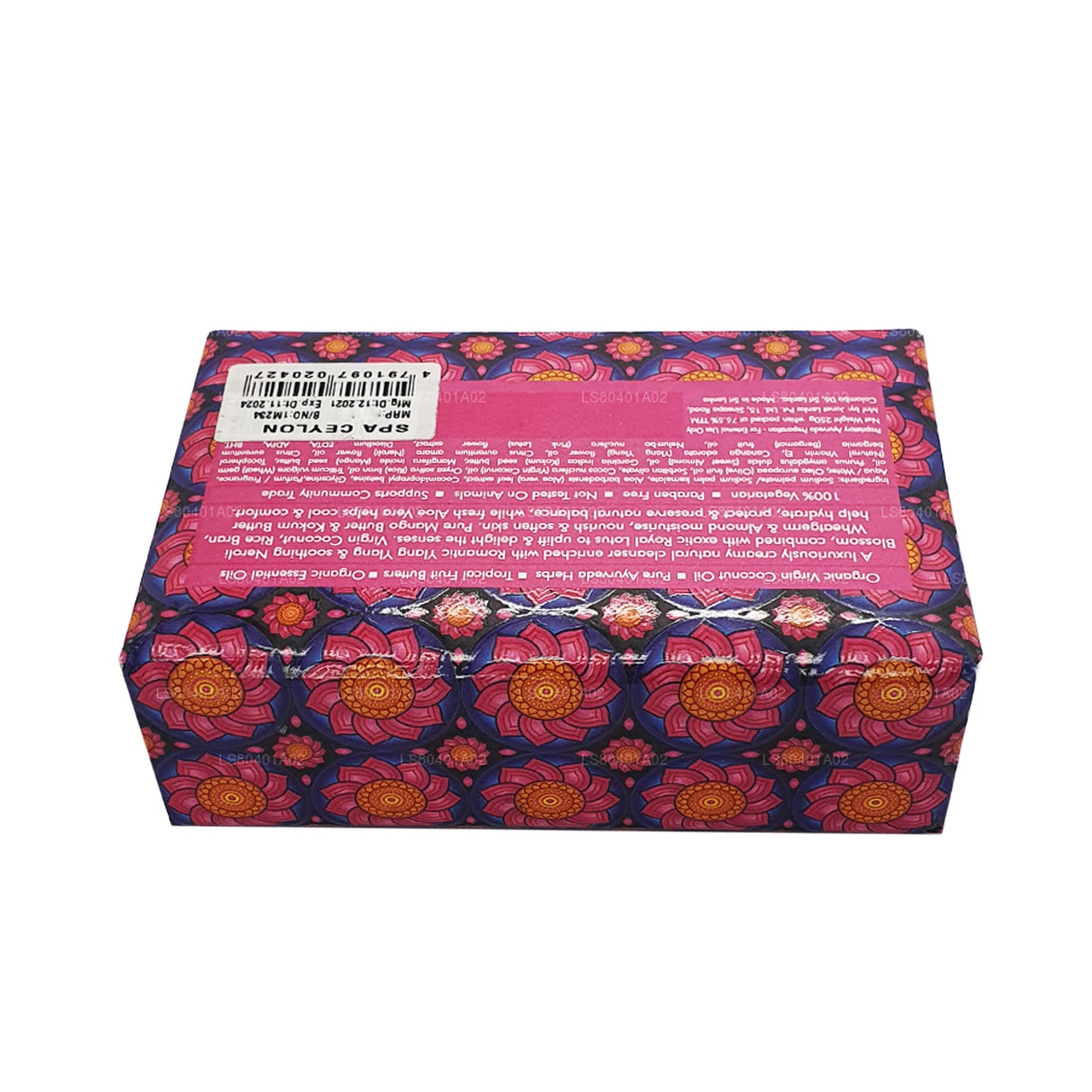 Spa Ceylon Pink Lotus Migdałowe Mydło Luksusowe (250g)