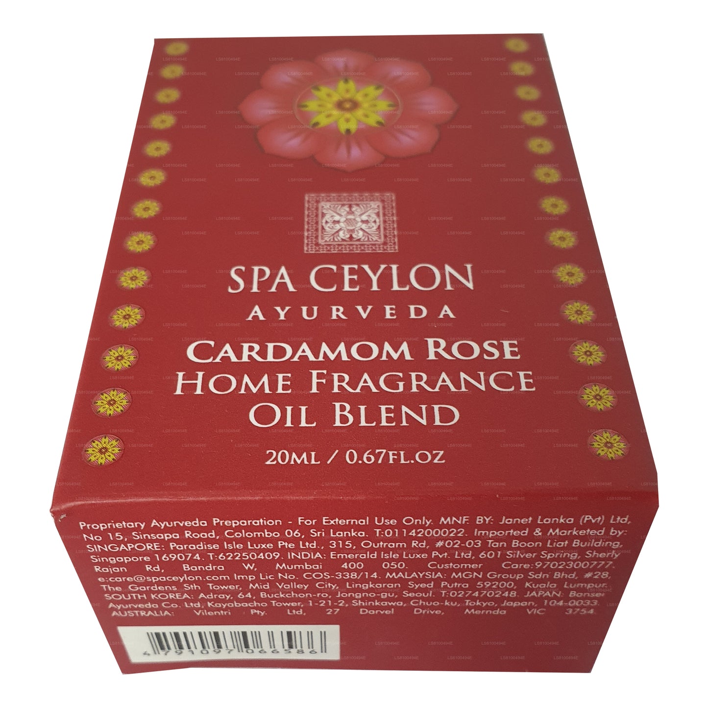 Spa Ceylon Cardamom Rose - Domowa Mieszanka Aromatyczna (20ml)