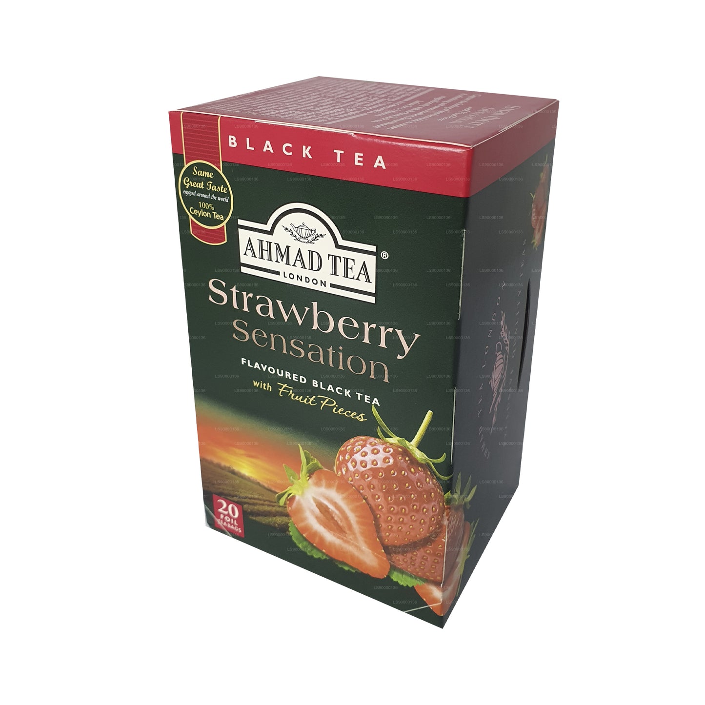 Ahmad Tea Truskawka 20 folia torebki herbaty (40g)