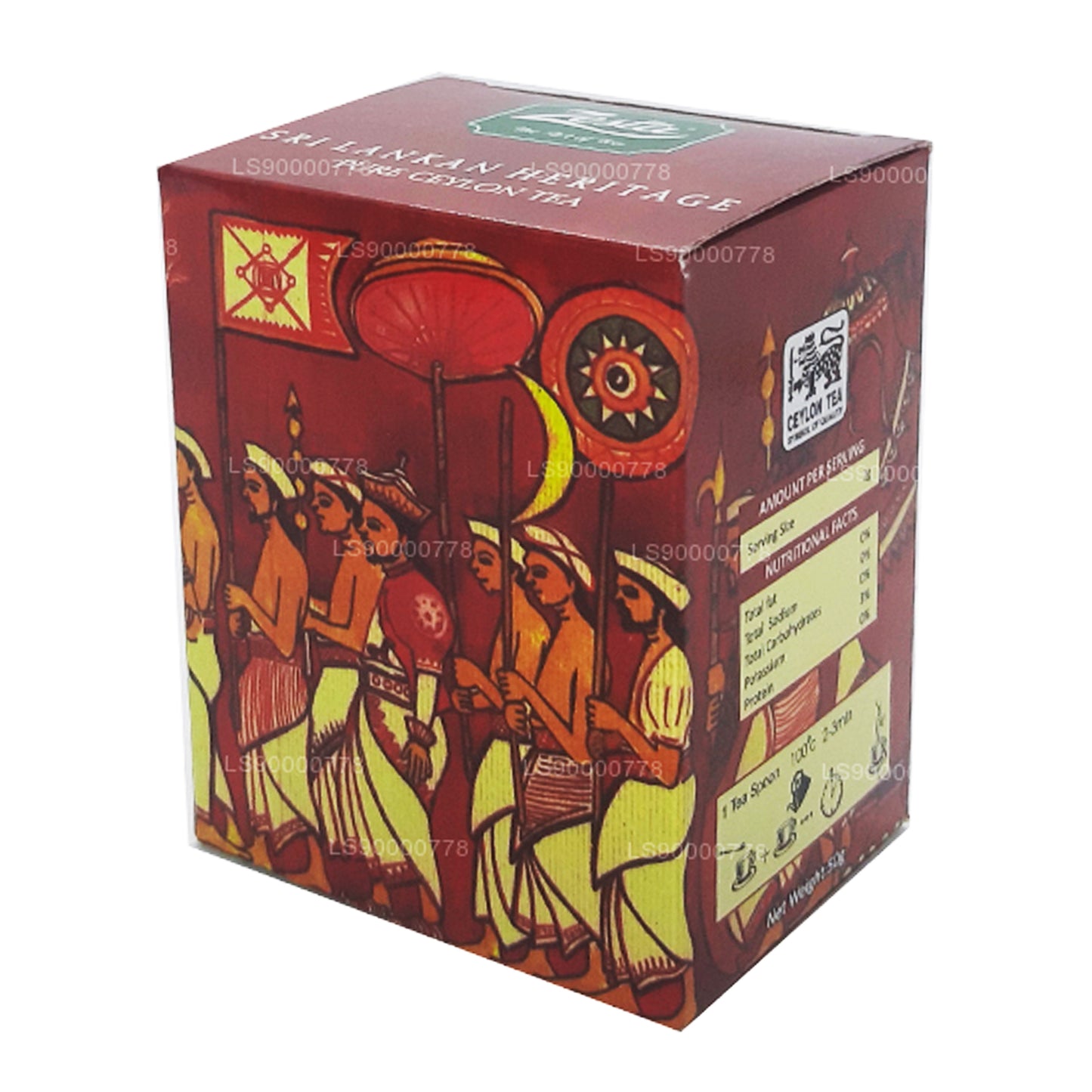 Zesta Sri Lankan Heritage Czysta herbata cejlońska Kenilworth PEKOE 1 (100g)