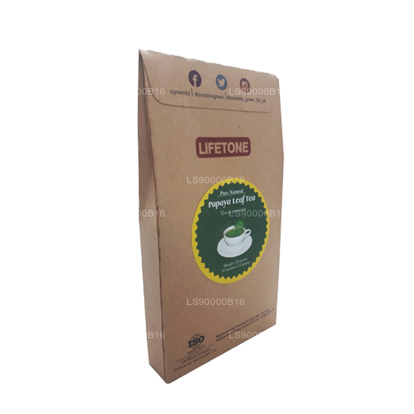 Lifetone Papaya Herbata liściasta (30g)