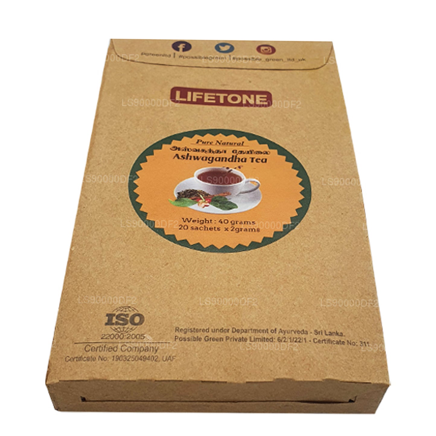 Lifetone Ashwagandha Herbata (40g)