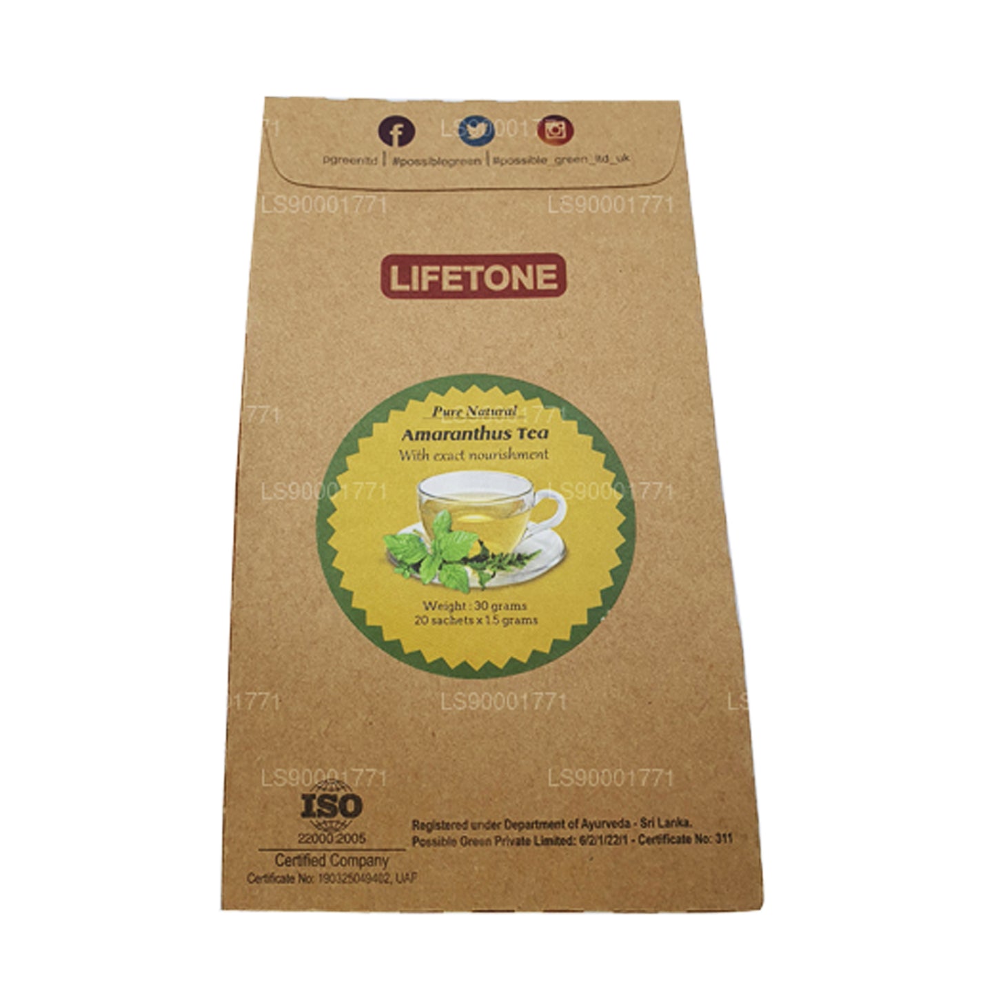 Lifetone Herbata Amranthus (30g)