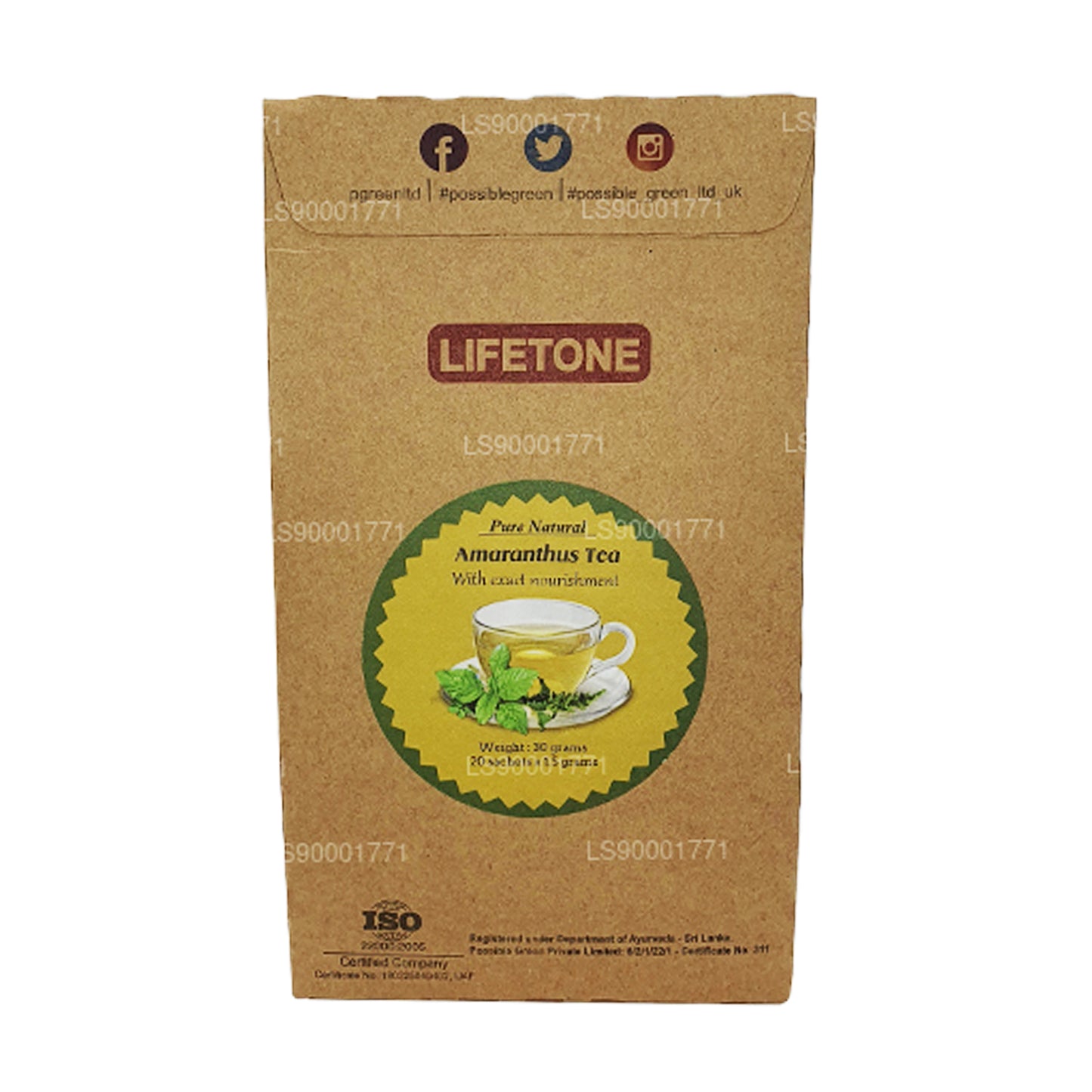 Lifetone Herbata Amranthus (30g)