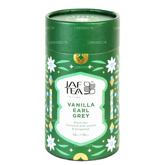 Jaf Tea Vanilla Earl Grey Herbata Czarna o smaku wanilii i bergamotki (50g)