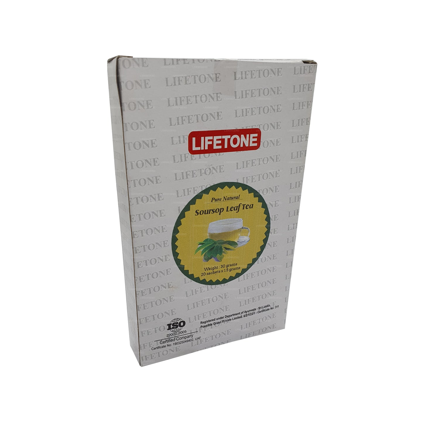 Lifetone Soursop Herbata liściasta (30g) 20 torebek