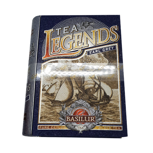 Książka Herbaty Basilur „Tea Legends - Earl Grey” (100g) Caddy