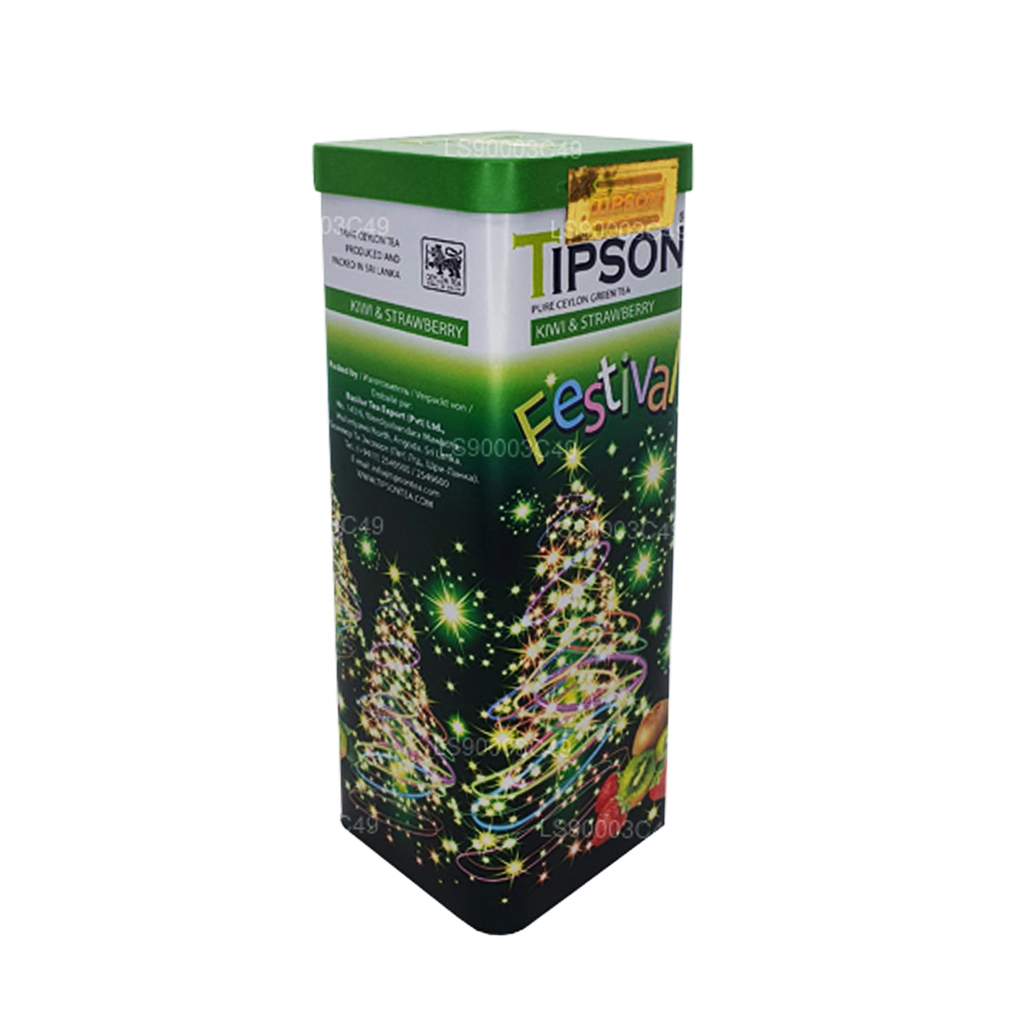 Tipson Festival Kiwi i Truskawka Zielona Herbata (75g)