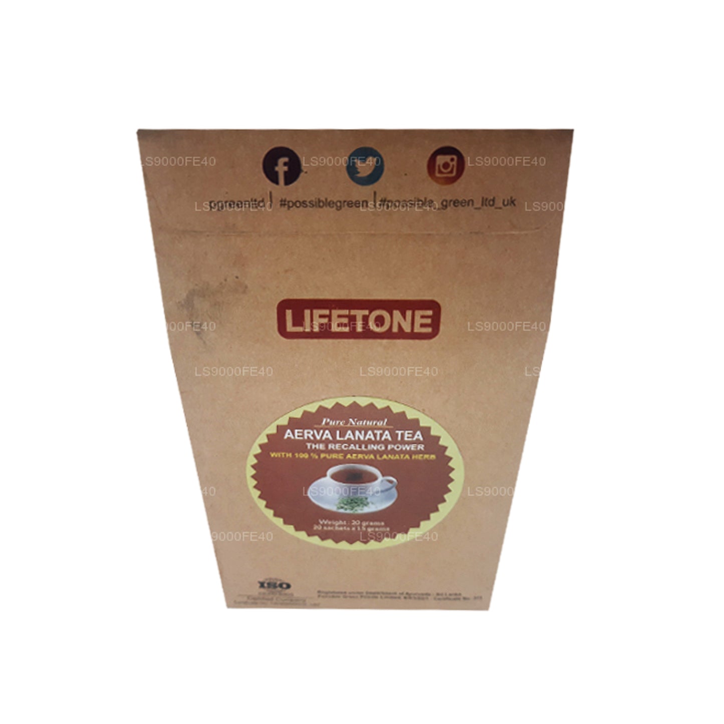 Lifetone (Polpala, Trawa Węzłów Górskich) Aerva Lanata (30g) 20 torebek