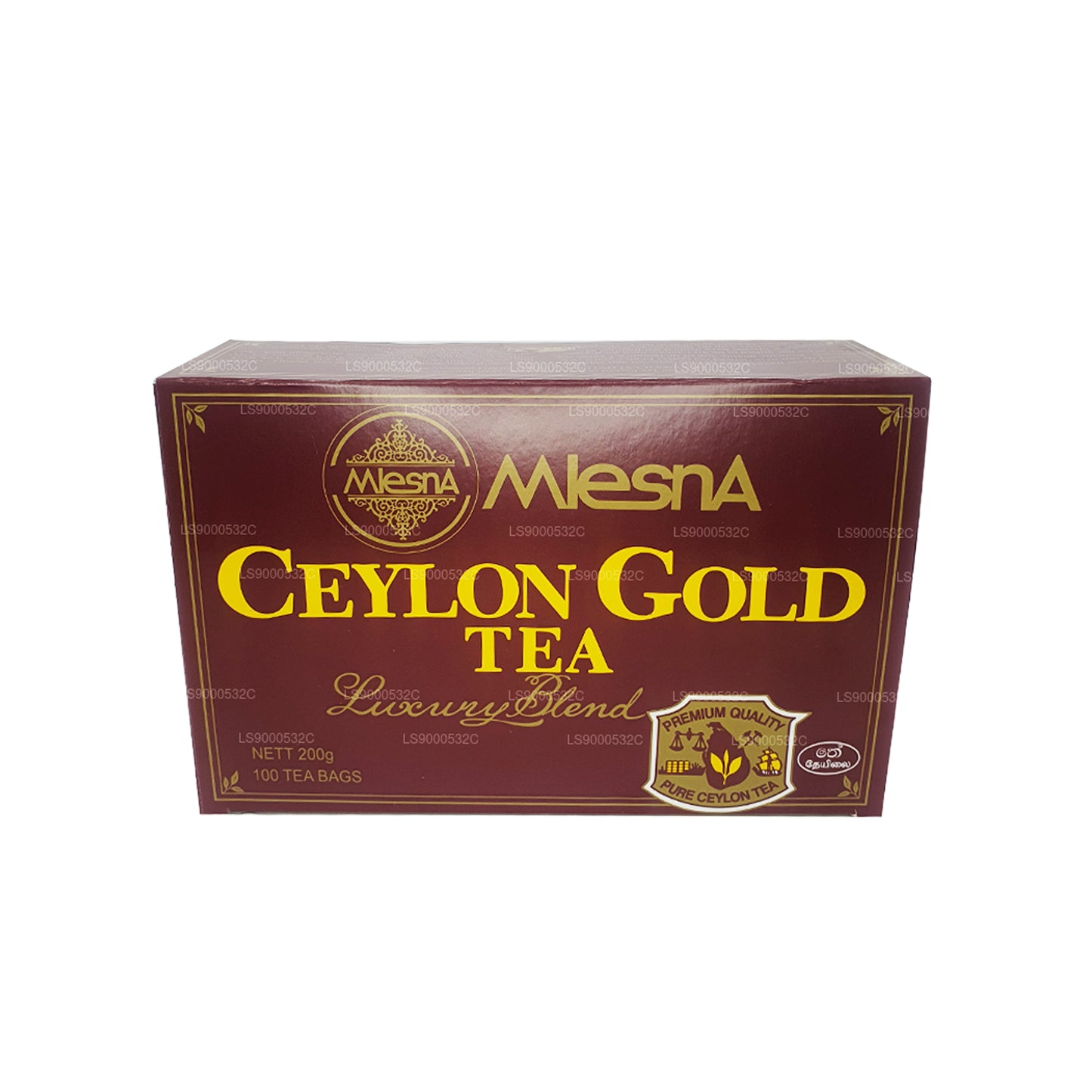 Mlesna Tea Ceylon Gold 100 torebek (200g) String and Tag