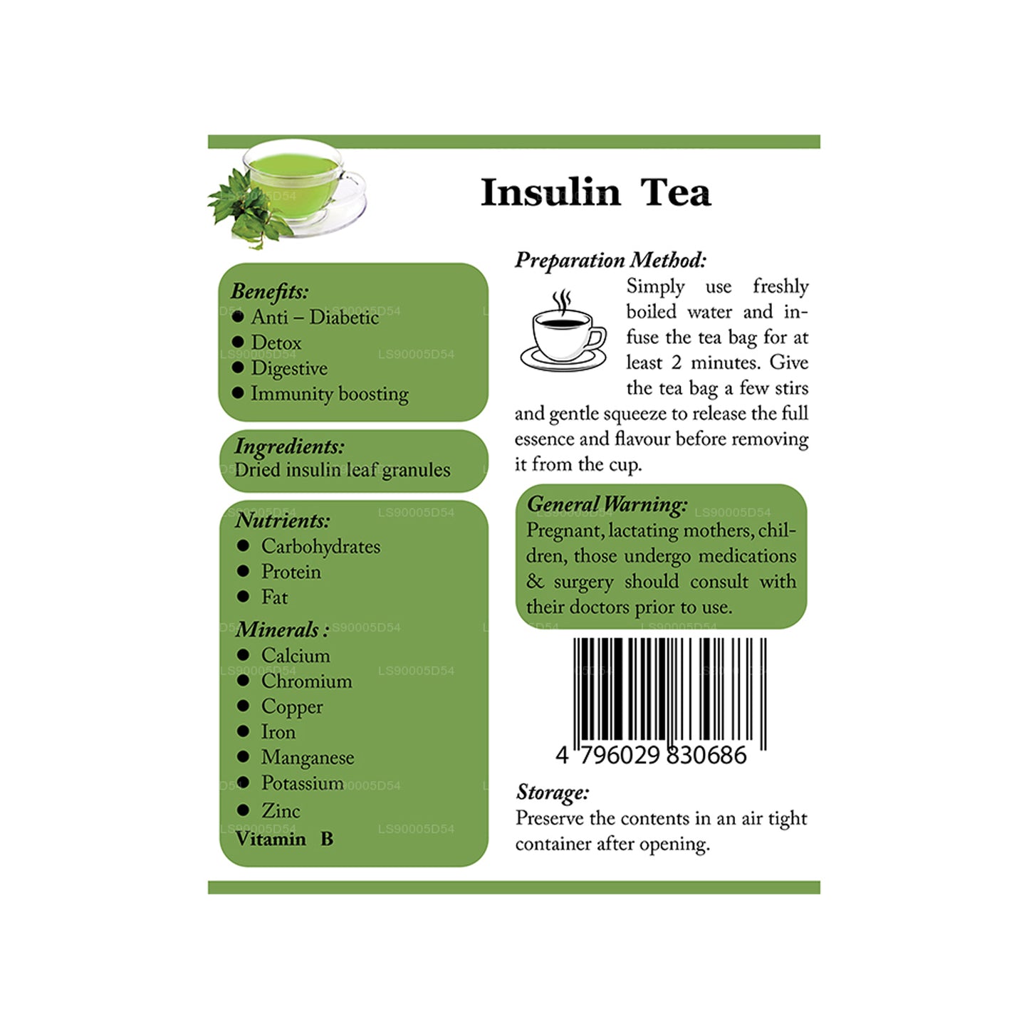 Lifetone Insulina Herbata (40g)