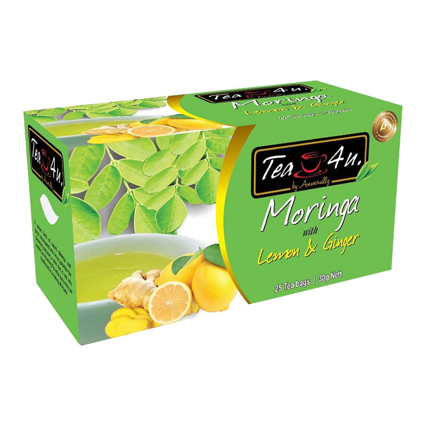 Tea4U Moringa z cytryną i imbirem (30g) 25 torebek