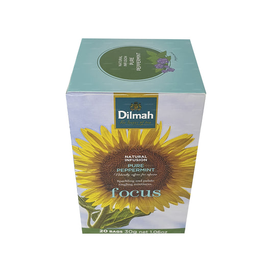 Dilmah Natural Infusion Czysta mięta pieprzowa (30g) 20 torebek herbaty