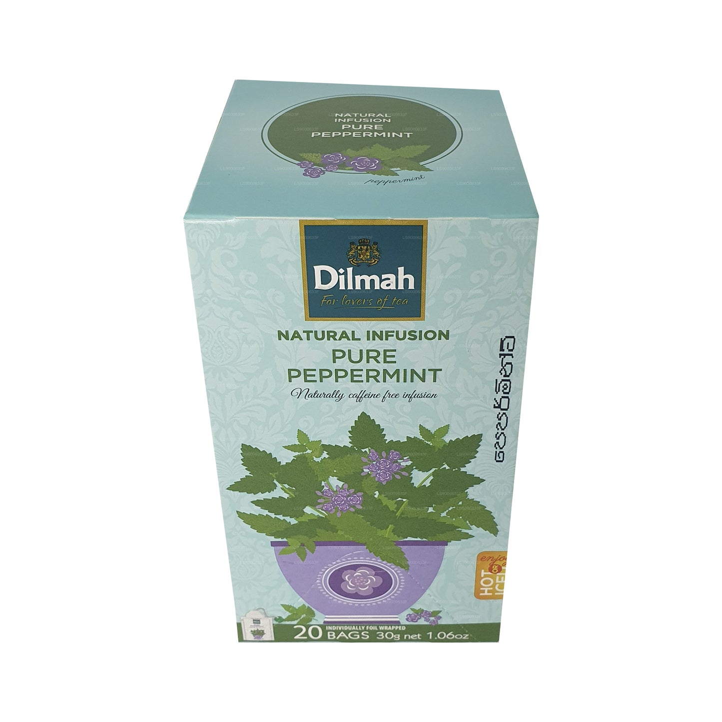 Dilmah Natural Infusion Czysta mięta pieprzowa (30g) 20 torebek herbaty